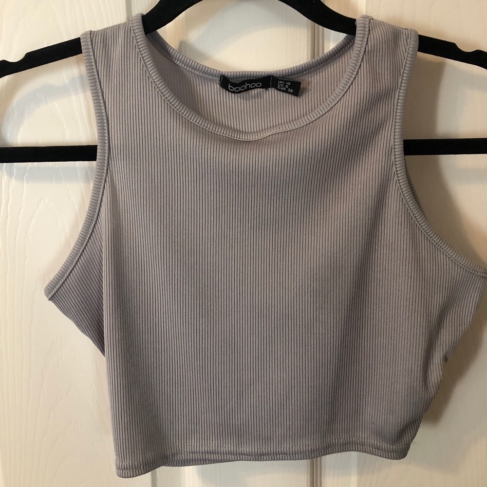 Ribbed Boohoo tank top